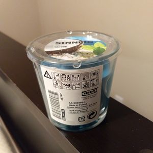Ikea Turquoise Coconut Scented Candle